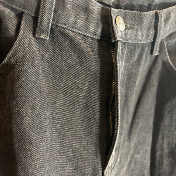 PRETTY LITTLE THING Sz 12 UK (US 8) High Rise Straight Leg Black Jeans NEW - Picture 5 of 9